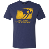T-Shirts Vintage Navy / Small No Post On Sunday Men's Triblend T-Shirt