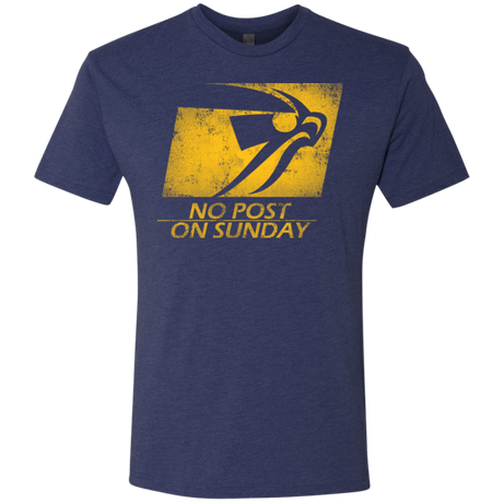 T-Shirts Vintage Navy / Small No Post On Sunday Men's Triblend T-Shirt