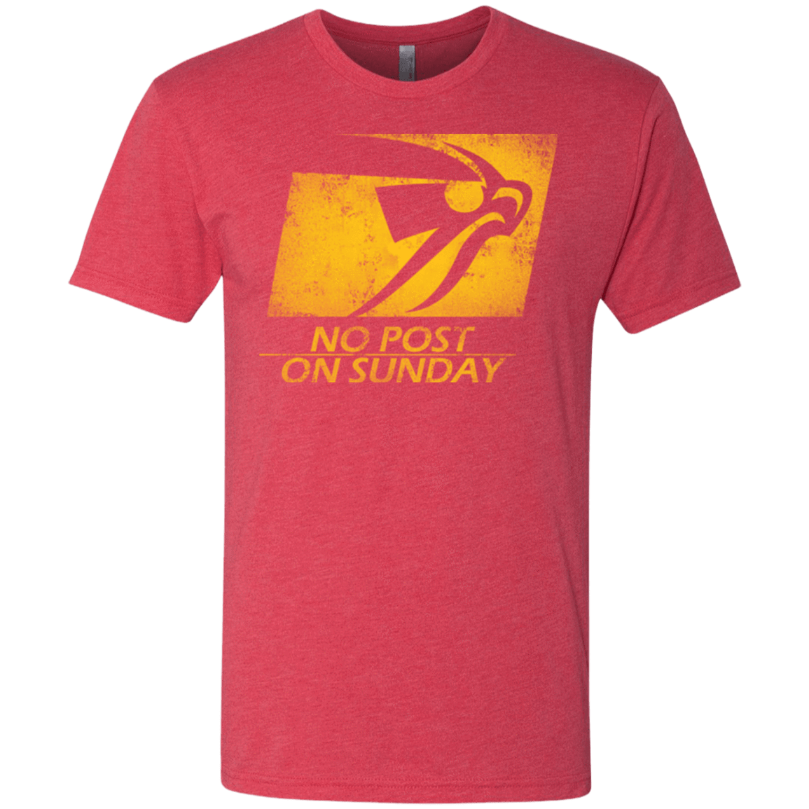 T-Shirts Vintage Red / Small No Post On Sunday Men's Triblend T-Shirt