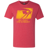 T-Shirts Vintage Red / Small No Post On Sunday Men's Triblend T-Shirt
