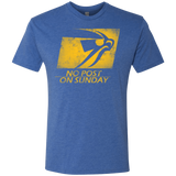 T-Shirts Vintage Royal / Small No Post On Sunday Men's Triblend T-Shirt