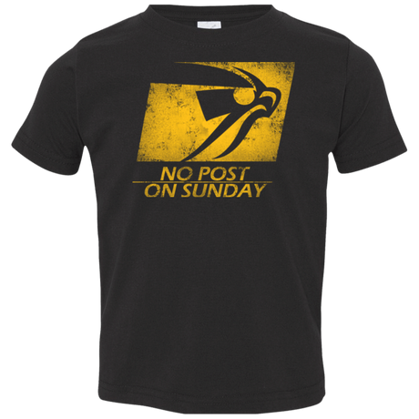 T-Shirts Black / 2T No Post On Sunday Toddler Premium T-Shirt