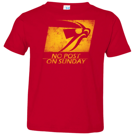 T-Shirts Red / 2T No Post On Sunday Toddler Premium T-Shirt