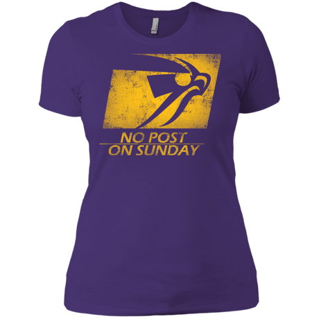 T-Shirts Purple / X-Small No Post On Sunday Women's Premium T-Shirt