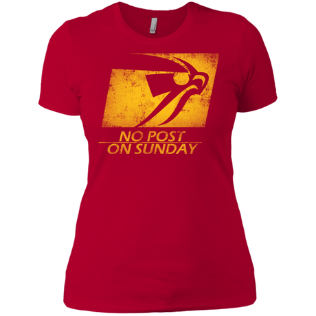 T-Shirts Red / X-Small No Post On Sunday Women's Premium T-Shirt
