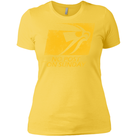 T-Shirts Vibrant Yellow / X-Small No Post On Sunday Women's Premium T-Shirt