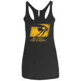 T-Shirts Vintage Black / X-Small No Post On Sunday Women's Triblend Racerback Tank
