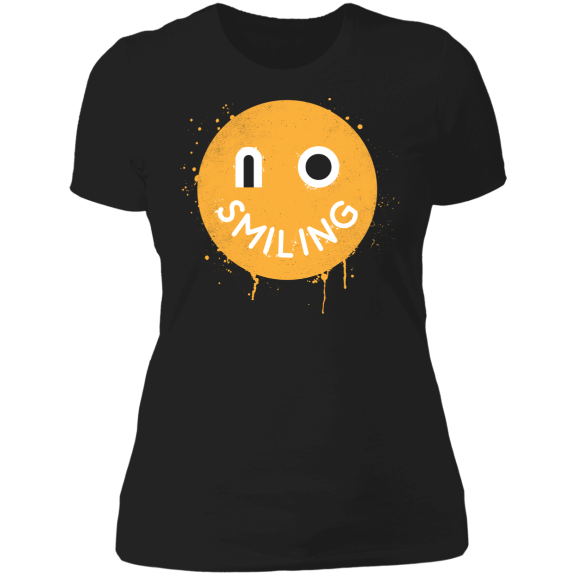 T-Shirts Black / X-Small No Smiling Women's Premium T-Shirt