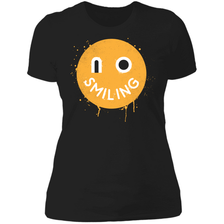 T-Shirts Black / X-Small No Smiling Women's Premium T-Shirt