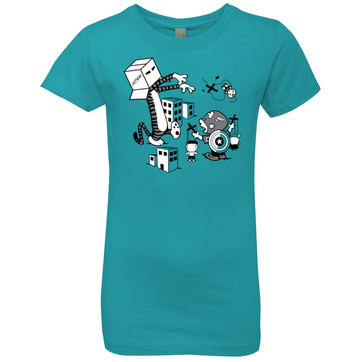 T-Shirts Tahiti Blue / YXS No Strings Attached Girls Premium T-Shirt