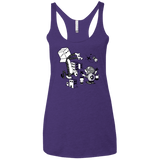 T-Shirts Purple / X-Small No Strings Attached Women's Triblend Racerback Tank