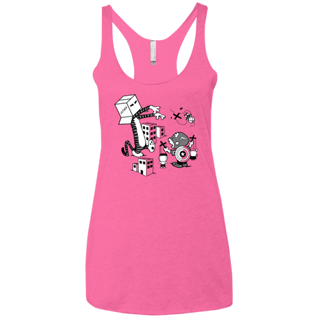 T-Shirts Vintage Pink / X-Small No Strings Attached Women's Triblend Racerback Tank