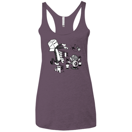 T-Shirts Vintage Purple / X-Small No Strings Attached Women's Triblend Racerback Tank