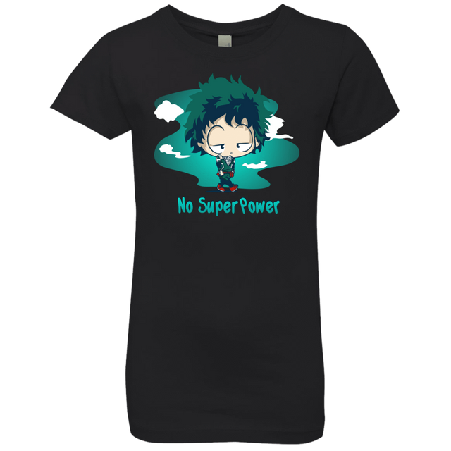 T-Shirts Black / YXS No Super Power Girls Premium T-Shirt