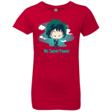 T-Shirts Red / YXS No Super Power Girls Premium T-Shirt