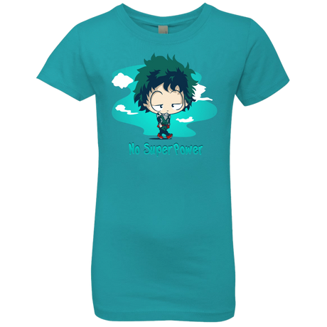 T-Shirts Tahiti Blue / YXS No Super Power Girls Premium T-Shirt
