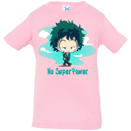 T-Shirts Pink / 6 Months No Super Power Infant Premium T-Shirt