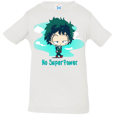 T-Shirts White / 6 Months No Super Power Infant Premium T-Shirt