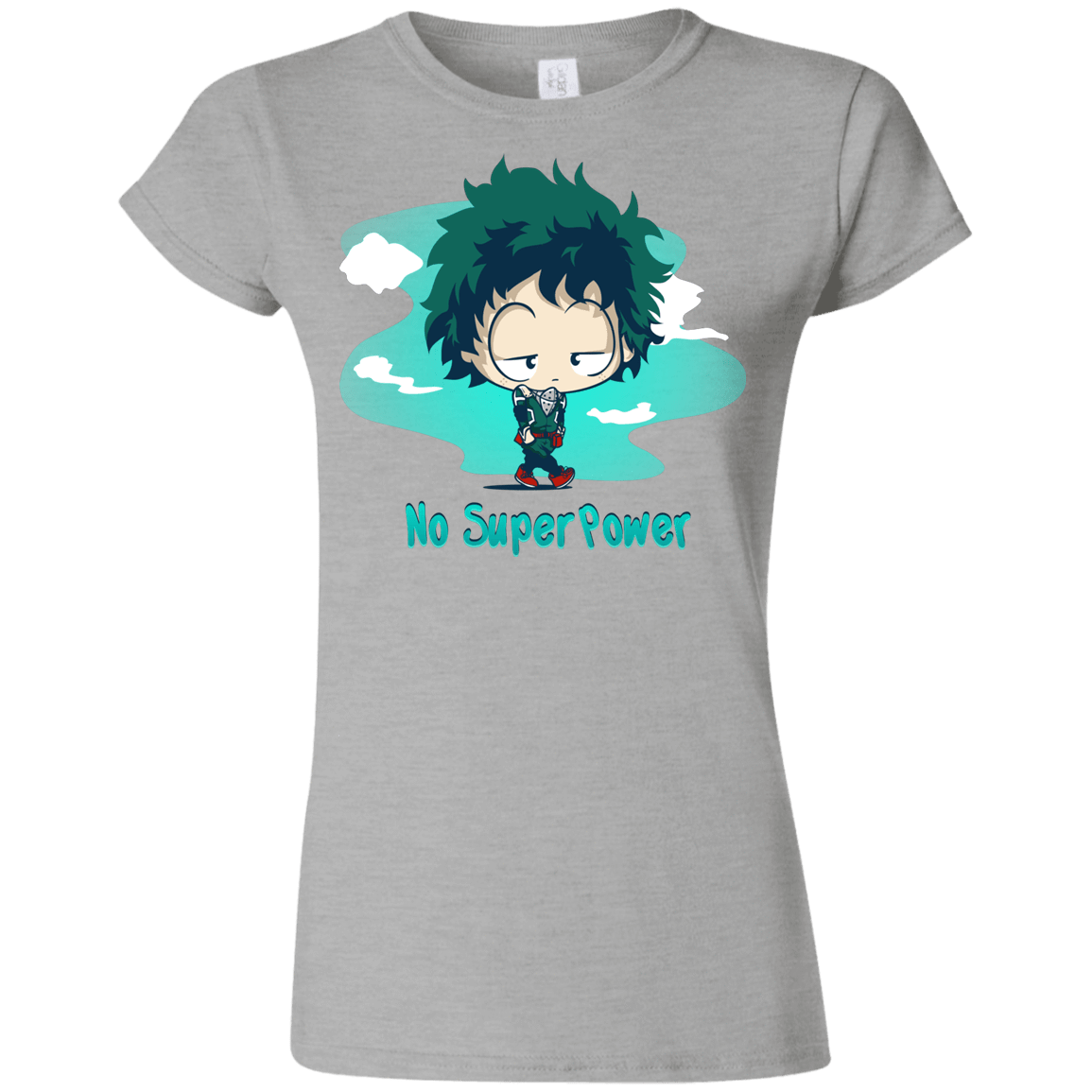 T-Shirts Sport Grey / S No Super Power Junior Slimmer-Fit T-Shirt