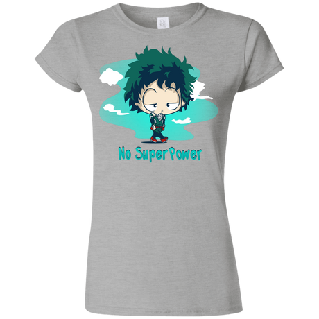 T-Shirts Sport Grey / S No Super Power Junior Slimmer-Fit T-Shirt