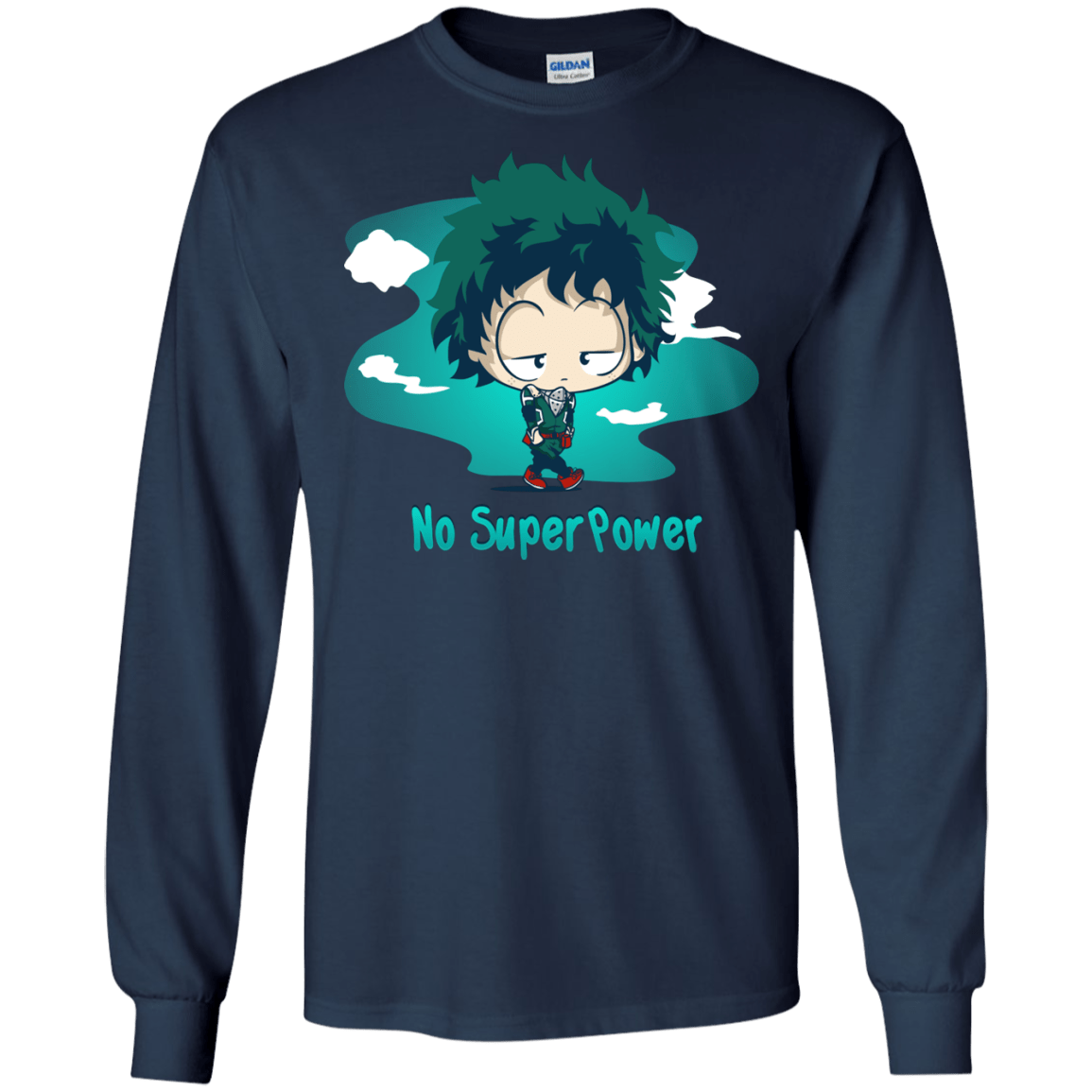 No Super Power Men's Long Sleeve T-Shirt