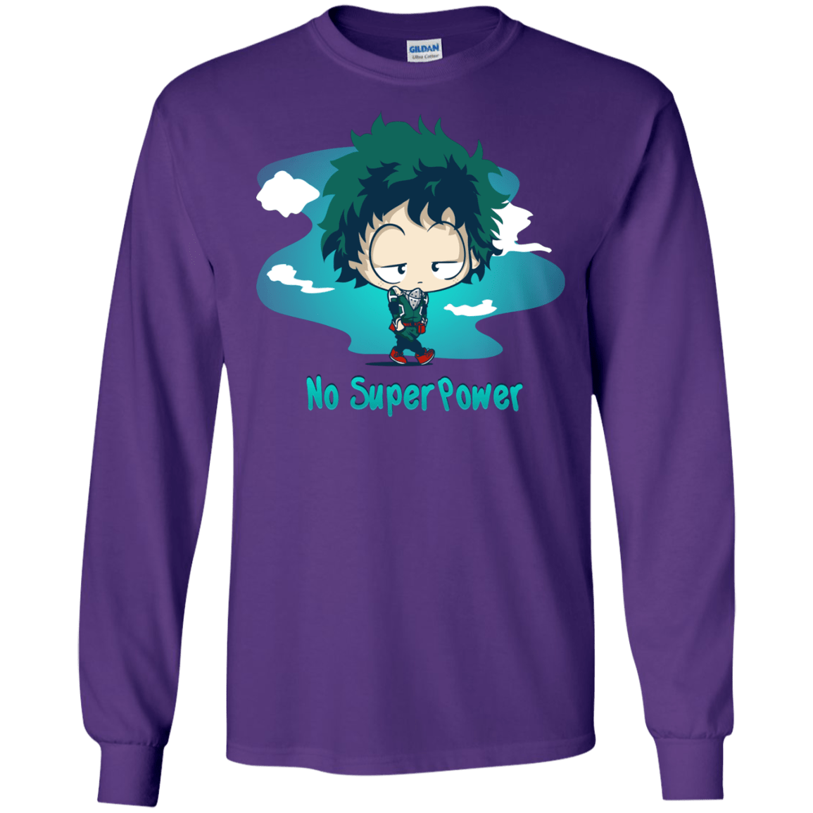 No Super Power Men's Long Sleeve T-Shirt