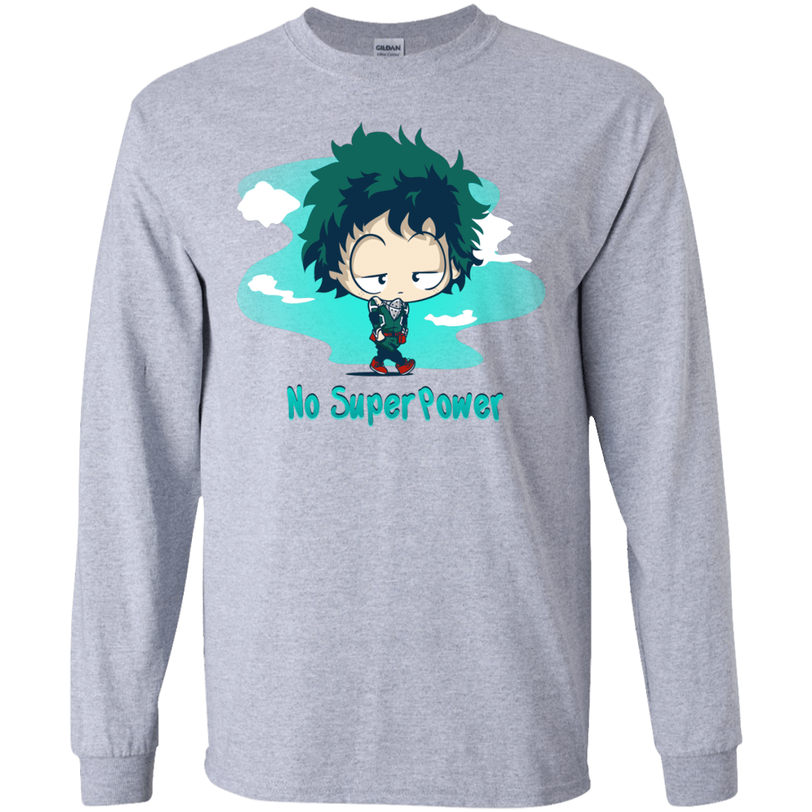 No Super Power Men's Long Sleeve T-Shirt