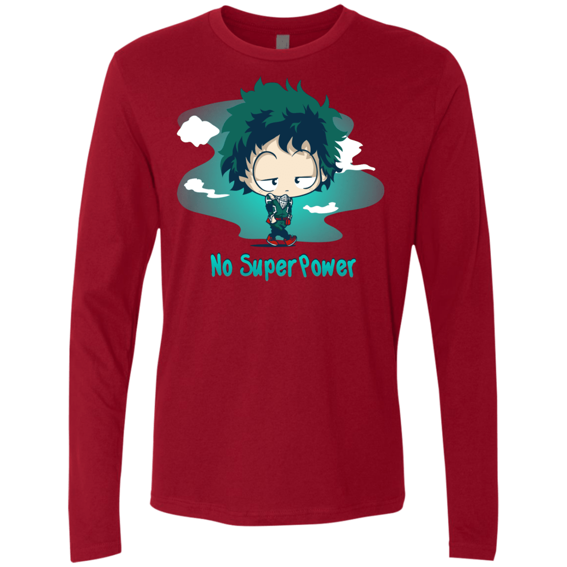 No Super Power Men's Premium Long Sleeve