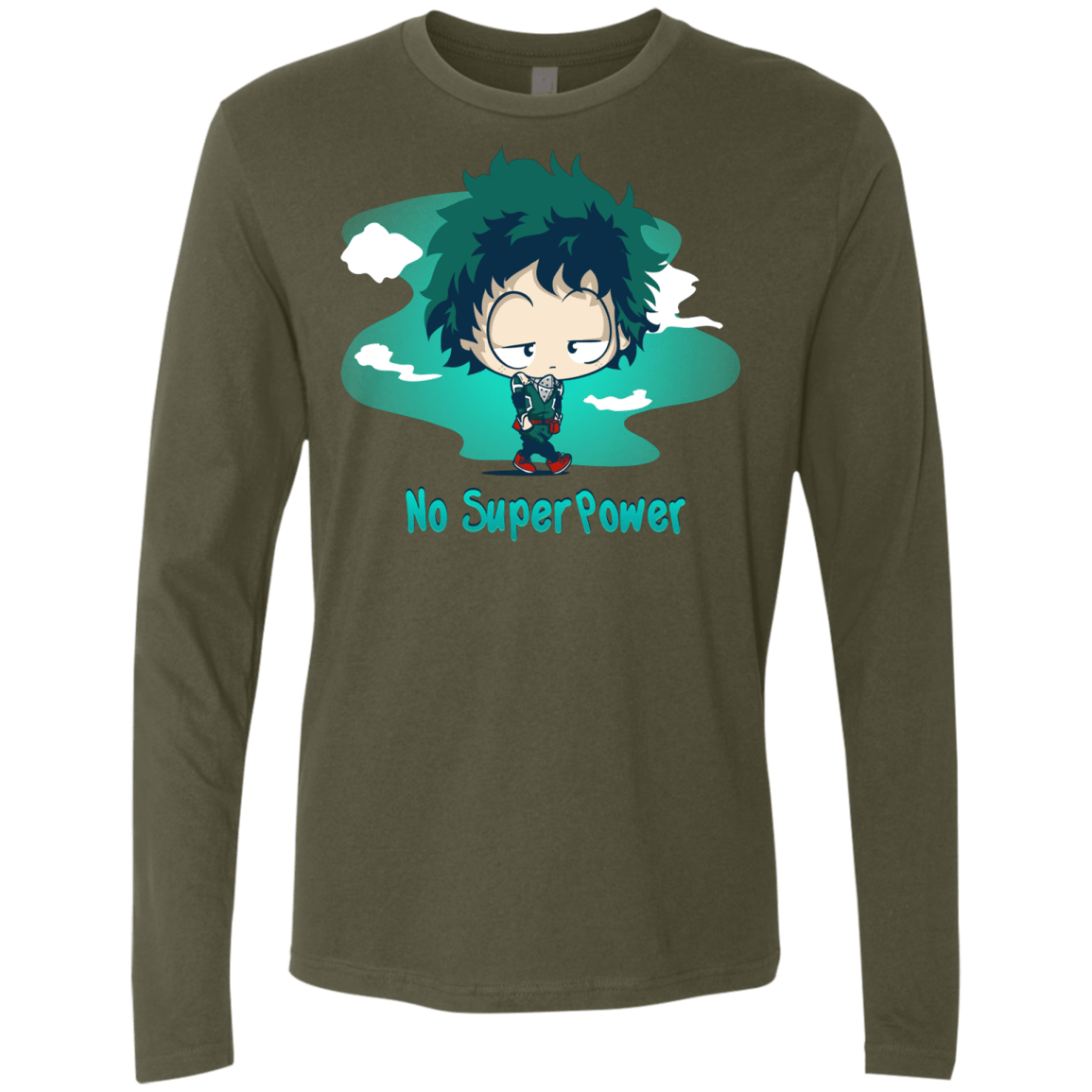 No Super Power Men's Premium Long Sleeve