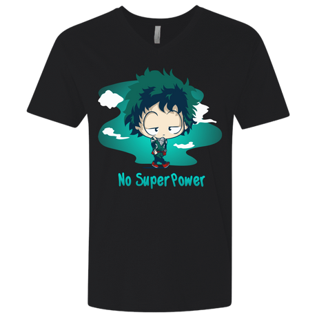 T-Shirts Black / X-Small No Super Power Men's Premium V-Neck