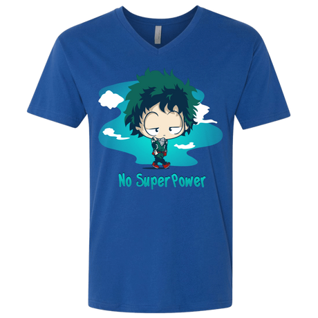 T-Shirts Royal / X-Small No Super Power Men's Premium V-Neck
