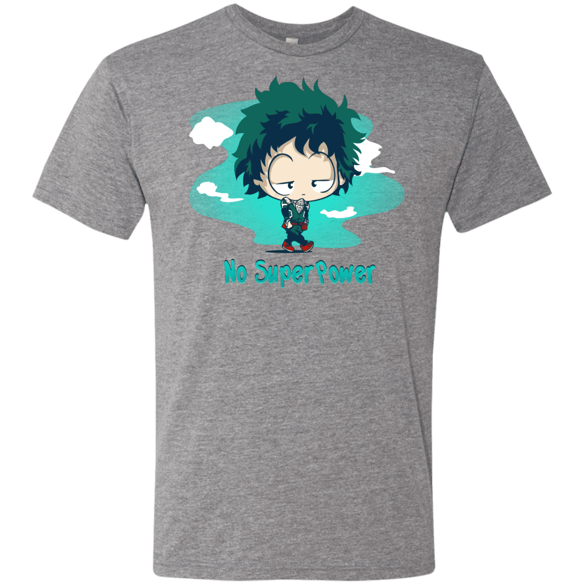 T-Shirts Premium Heather / S No Super Power Men's Triblend T-Shirt