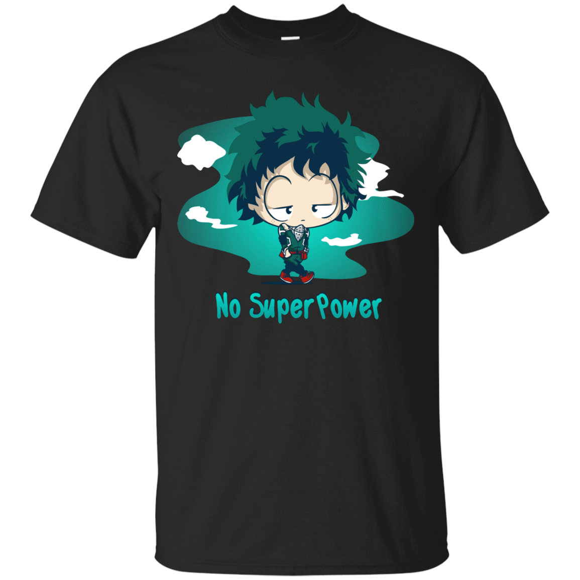 T-Shirts Black / S No Super Power T-Shirt