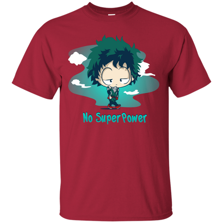 T-Shirts Cardinal / S No Super Power T-Shirt