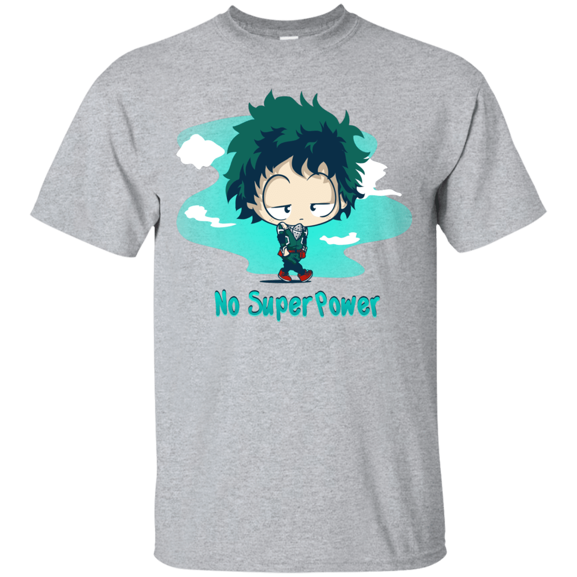 T-Shirts Sport Grey / S No Super Power T-Shirt