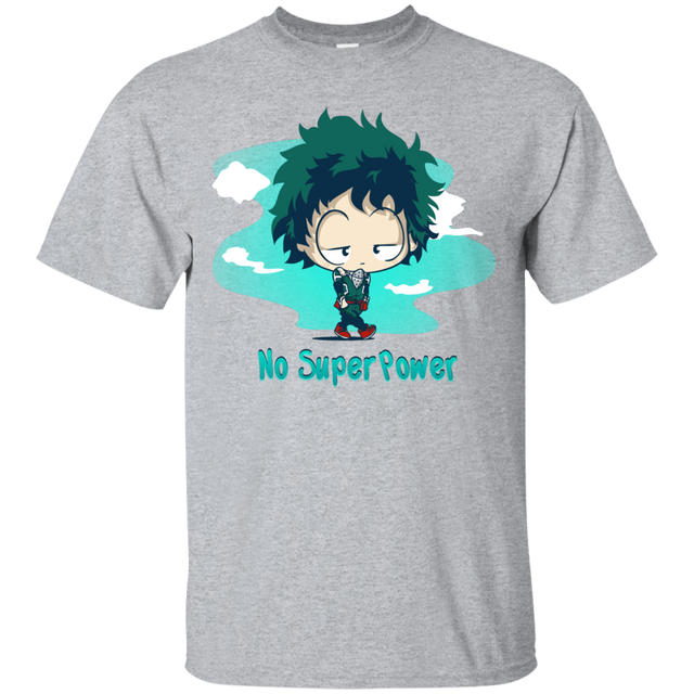 T-Shirts Sport Grey / S No Super Power T-Shirt