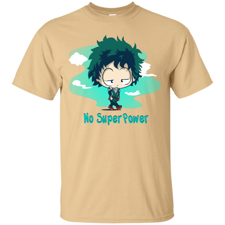 T-Shirts Vegas Gold / S No Super Power T-Shirt