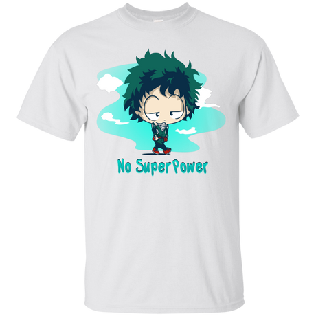 T-Shirts White / S No Super Power T-Shirt