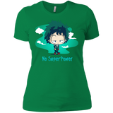T-Shirts Kelly Green / X-Small No Super Power Women's Premium T-Shirt