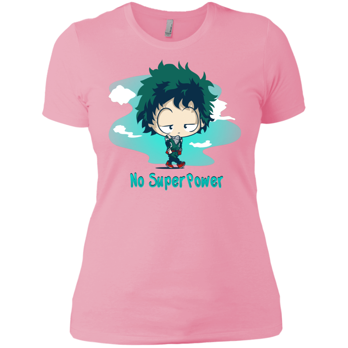 T-Shirts Light Pink / X-Small No Super Power Women's Premium T-Shirt