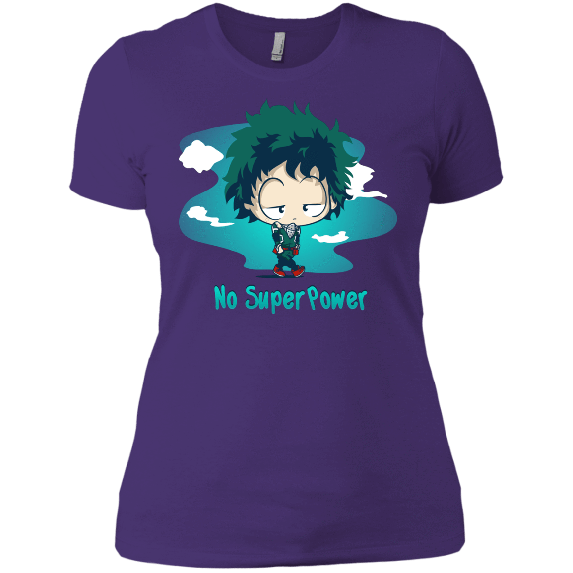T-Shirts Purple Rush/ / X-Small No Super Power Women's Premium T-Shirt