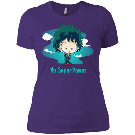 T-Shirts Purple Rush/ / X-Small No Super Power Women's Premium T-Shirt