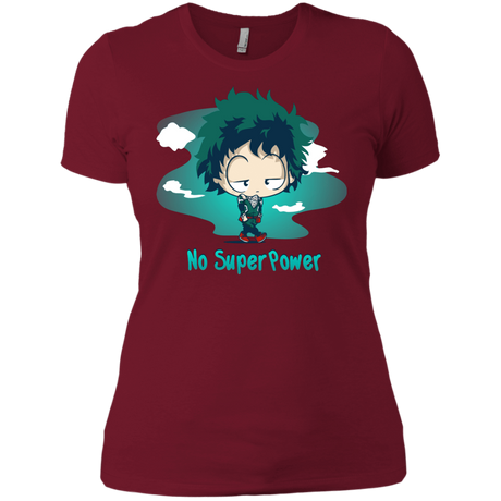 T-Shirts Scarlet / X-Small No Super Power Women's Premium T-Shirt