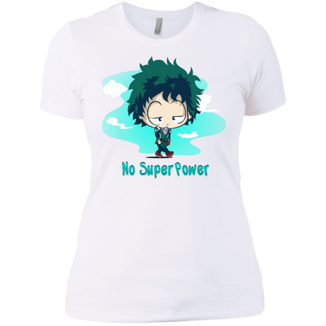 T-Shirts White / X-Small No Super Power Women's Premium T-Shirt