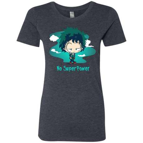 T-Shirts Vintage Navy / S No Super Power Women's Triblend T-Shirt