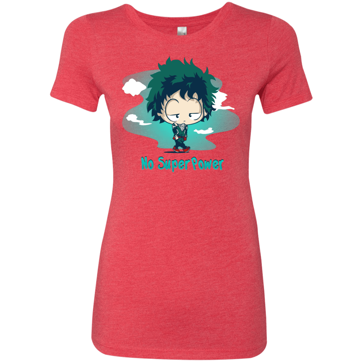 T-Shirts Vintage Red / S No Super Power Women's Triblend T-Shirt