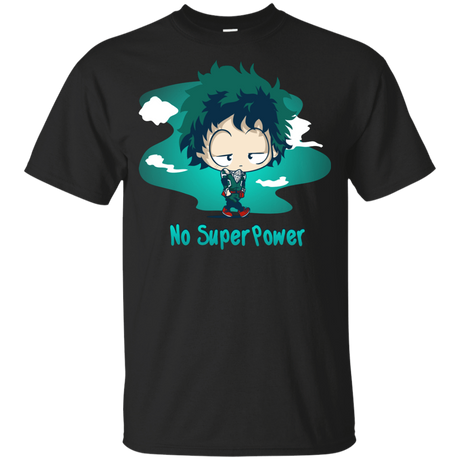 T-Shirts Black / YXS No Super Power Youth T-Shirt