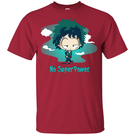 T-Shirts Cardinal / YXS No Super Power Youth T-Shirt