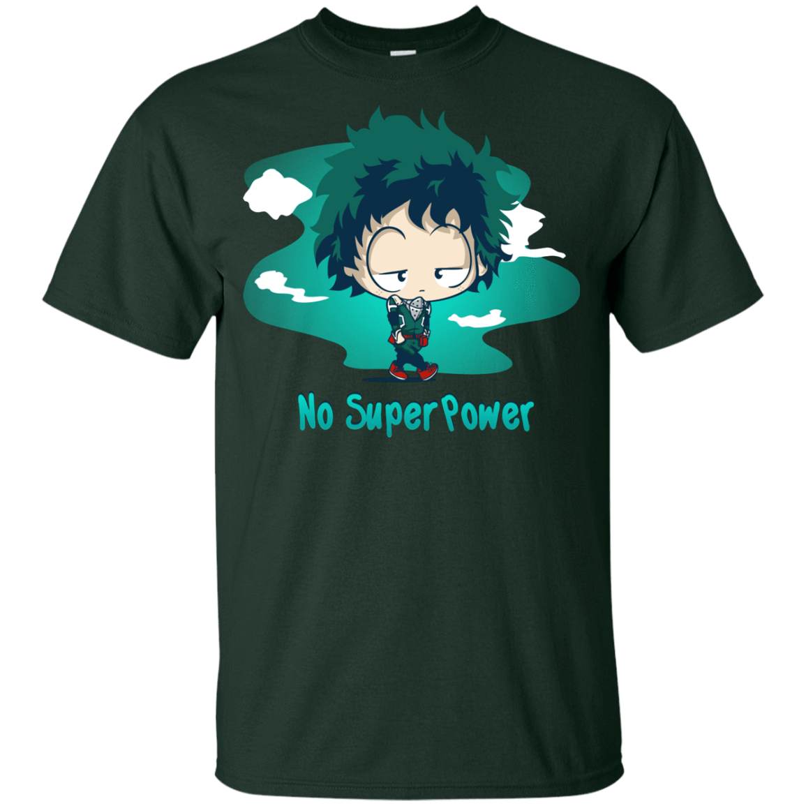 T-Shirts Forest / YXS No Super Power Youth T-Shirt