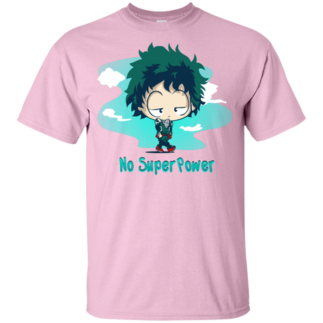 T-Shirts Light Pink / YXS No Super Power Youth T-Shirt